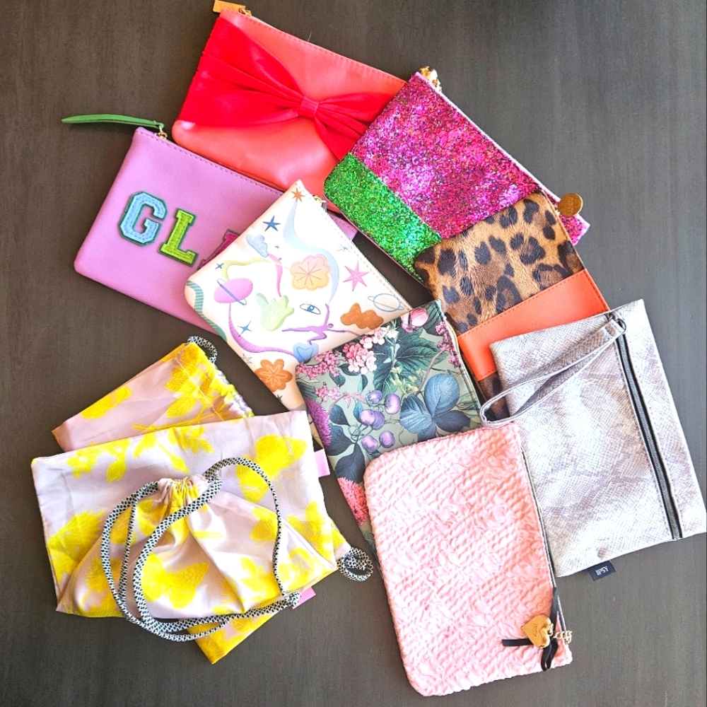 3/$30 10 Assorted Make-Up Toiletry Bags